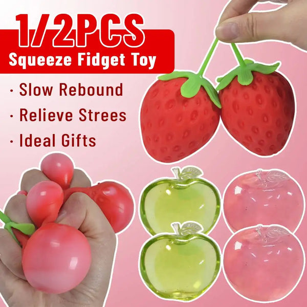 Strawberry & Apple Squishy Fun